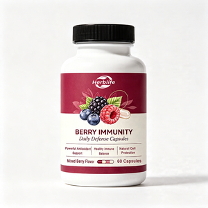 Cápsulas de Defensa Inmunológica con Fórmula Personalizada OEM ODM, Suplemento Antioxidante de Arándanos Silvestres, Saúco y Quercetina, 60 Cápsulas - Product Image 1