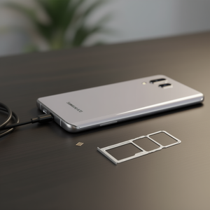 Vassoio per SIM e scheda Micro SD, Samsung Galaxy A71 2019 A715F - Argento - Product Image 2