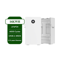 Batterie solaire domestique Deye RW-F16 16 kWh LiFePO4 51,2 V 314 Ah, montage mural ou au sol, stockage d'énergie résidentiel ESS