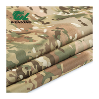 Tissu Oxford 100% Poly 600D PVC imprimé camouflage, résistant à l'eau, antistatique, tissé, 5*5 72T pour sacs de voyage