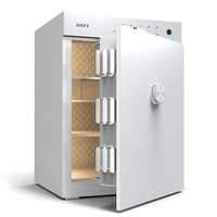 Caja fuerte de huellas dactilares con cerradura electrónica digital Caja fuerte de acero sólido Oficina Hogar Hotel Negocios Caja fuerte antirrobo