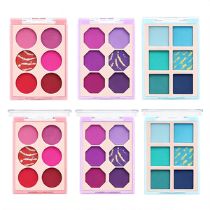 <span class=keywords><strong>Paleta</strong></span> <span class=keywords><strong>de</strong></span> Sombras <span class=keywords><strong>de</strong></span> Ojos Personalizada <span class=keywords><strong>de</strong></span> 6 <span class=keywords><strong>Colores</strong></span>, Brillante, Neón, Mate, con Brillo, en Tonos Rosa, Morado, <span class=keywords><strong>Azul</strong></span> y <span class=keywords><strong>Color</strong></span> Caramelo - Product Image 2
