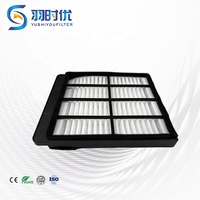 Filtre de cabine de camion à faible résistance et filtration longue durée en matériau filtrant de qualité supérieure 2457823 2457822 pour CAMION