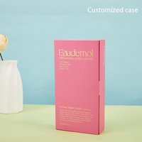 Caja de papel para embalaje de regalo de cosméticos y cuidado de la piel con diseño de logotipo impreso personalizado de alta calidad para lápiz labial y base de maquillaje