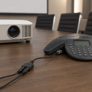Cavo Adattatore Audio da RJ9 a 3,5mm, da Maschio a 2 Porte Femmina, Convertitore per Cuffie per Telefono, Call Center, Proiettore, Altoparlante - Vendita all'Ingrosso - Product Image 6