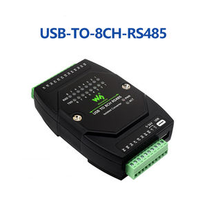 Módulo Ethernet USB-TO-8CH-RS485 de WaveShare, Grado Industrial, Aislado, Compatible con Diversos Métodos de Instalación - Product Image 2