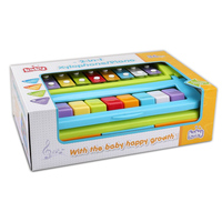 Infant Mini 2 in 1 Eight-Tone Percussion Hand Percussion Piano Children Plastic Baby Music Percussion Instrument Toy