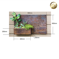 Jardinière rectangulaire en plastique moderne et écologique pour l'extérieur, la cour, le balcon, le toit, la culture de légumes, la plantation domestique