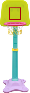 Support de panier de <span class=keywords><strong>basket</strong></span> réglable en hauteur pour enfants, en plastique écologique, mobile et portable, coloré, pour intérieur - Product Image 5