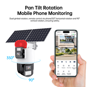 Cámara Solar 4G para Exteriores NyteElf, Doble Lente, Doble <span class=keywords><strong>Pantalla</strong></span>, Ptz, Detección <span class=keywords><strong>de</strong></span> Movimiento, Alarma, Vigilancia en Línea 24/7, Cámara Solar Aov - Product Image 3