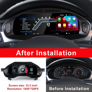หน้าจอแสดงผลดิจิตอล LCD ขนาด 12.3 นิ้ว CNSTWEI ชุดหน้าปัดรถยนต์อัจฉริยะ สำหรับ Audi A6 A7 2013-2018 C7 - Product Image 5
