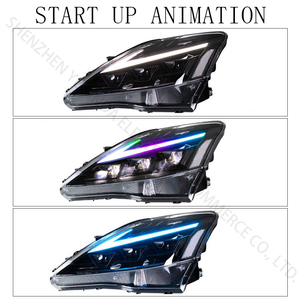 Cụm đèn pha LED RGB tự động SINDAR độ chế cho <span class=keywords><strong>Lexus</strong></span> IS200 IS250 IS300 2006-2012 - Bán buôn - Product Image 3