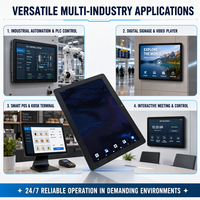 PC industriel tout-en-un 10,1 pouces avec écran tactile RK3576 Android 14 4G LTE HMI MES Terminal de point de fin