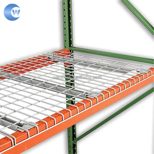 채널 방화 창고 랙 시스템 저장용 용접 금속 메쉬 와이어 데크 패널 - Product Image 3