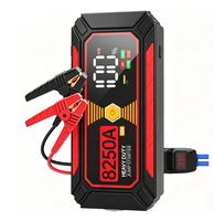 Arrancador de Coches y Motocicletas de Alta Potencia 8250A, Batería Portátil de 16000mAh con Linterna LED