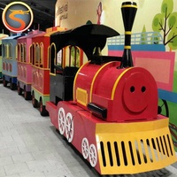 Train électrique sans rails pour enfants, mini parc d'attractions pour enfants, centre commercial, intérieur/extérieur, prix de gros