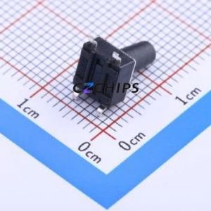 K2-6639SP-M4SC-04 Tactile Switch SMD-4P,6x6mm Switch Single Pole Single Throw Round Button 2.5N Vertical Mount - Product Image 1