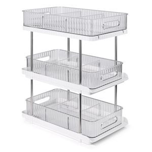 Organiseurs de rangement multifonctionnels de haute qualité pour la maison et la cuisine, organiseurs sous l'évier à 3 niveaux, étagères et supports de rangement - Product Image 2