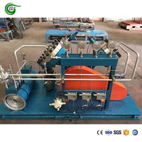 Compresseur Booster à Diaphragme 22KW C2H60 Éther Méthylique, Moteur Sans Huile, Alimentation CA, Entrée 7 Bar, Sortie 200 Bar, Débit 60 Nm3/h, Énergie
