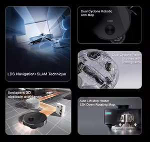 Macchina per pulire e pulire il pavimento intelligente completamente automatica con funzioni di aspirazione e asciugatura per lavaggio - Product Image 5