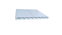 Clôture de ferme en PVC facile à assembler, écologique, imperméable, blanche, treillis pour la décoration de la cour avec un design 3D