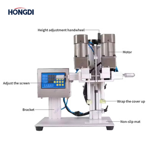 Machine de capsulage automatique électrique à grande vitesse pour bouteilles, bouchonneuse à vis pour bidons en plastique, bouteilles, industries alimentaires et chimiques - Product Image 3