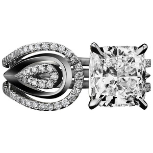 Anello Aperto con Linee Geometriche per Donne, Gioiello Minimalista alla Moda - Product Image 1