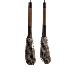 Bottle Cleaning <b>Brush</b> With Wooden Handle Soft Bristles Detachable Long Handle For Blender Cup And Bottle Dual Use - Product Image 5