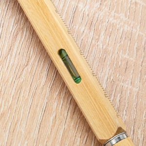 Bolígrafo Clásico 6 en 1 de Madera de Bambú con Pantalla Táctil, Nivel de Burbuja, Destornillador y Logotipo Personalizado para Promoción Ecológica - Product Image 2