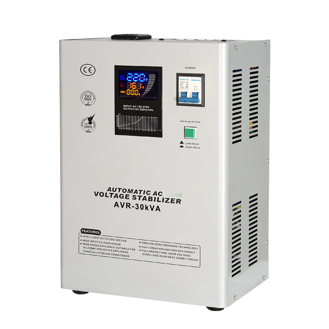 AVR Series Relay Type 30KVA Single Phase Fully Automatic AC Industrial Voltage Regulator Voltage Stabilizer