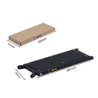 25*10cm 4 Levels Adjustable Classical Guitar Leg Rest Playing Foot Stool Pedal Play Folkstyle Can Be Raised Lowered Nonslip Step