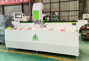 เครื่องกัดและเจาะรูบานประตูหน้าต่าง PVC ขนาด 2000 มม. พร้อมใบรับรอง CE สำหรับทำบานพับและเจาะรูสำหรับงานอะลูมิเนียมโปรไฟล์ด้วยเครื่อง CNC - Product Image 4