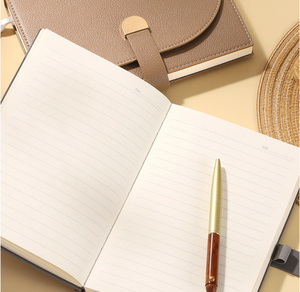 Agenda/Planificador Personalizada con Logotipo, Tapa Dura de Cuero Sintético <span class=keywords><strong>PU</strong></span>, con Bolsillo de <span class=keywords><strong>PU</strong></span> en la Cubierta y Cierre de Hebilla de Cuero - Product Image 2