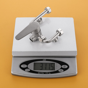 SUS304 Stainless Steel Mixing Valve 4mm Single Handle <b>Hot</b> <b>Cold</b> Water Shower Faucet - Product Image 3