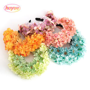 Corona de Flores Artificiales Original, Hermosa Diadema de Corona <span class=keywords><strong>para</strong></span> Novia y Damas de Honor, <span class=keywords><strong>para</strong></span> Boda, Corona de Pascua - Product Image 1