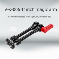 Kit de Brazo Mágico de Aluminio para Fresadora CNC, Soporte Ajustable de 11 Pulgadas para Cámara y Monitor LCD, Personalizado
