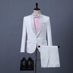 <span class=keywords><strong>Trajes</strong></span> DE HOMBRE CON CUELLO levantado, <span class=keywords><strong>trajes</strong></span> formales de boda de negocios, <span class=keywords><strong>trajes</strong></span> de Color <span class=keywords><strong>blanco</strong></span> <span class=keywords><strong>para</strong></span> <span class=keywords><strong>hombres</strong></span>, esmoquin de novio, traje ajustado, boda de <span class=keywords><strong>matrimonio</strong></span> - Product Image 4