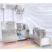 Machine automatique de fabrication de cosmétiques VME-200L, émulsifiant sous vide, homogénéisateur, mélangeur de crème et d'onguent avec tête à cisaillement élevé