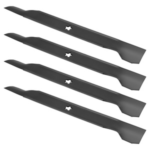 Cuchilla para cortacésped 138497, paquete de 4 piezas de repuesto negras para accesorios de cortacésped - Product Image 2