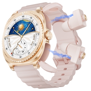 Smartwatch GT99 Impermeabile con Auricolari Integrati 2 in <span class=keywords><strong>1</strong></span>, App Da Fit, Batteria 400mAh, Auricolari 30mAh, Chiamate BT, Touchscreen Completo da <span class=keywords><strong>1</strong></span>.53 Pollici - Product Image 1