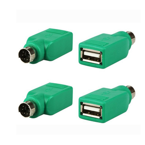 Adaptateur USB femelle vers <span class=keywords><strong>PS</strong></span>/2 mâle, convertisseur pour clavier et souris - Product Image 1