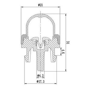 Primer Lampen Luchtzuiveringspomp Voor 188-512 Snap In Primer Lamp Voor 2-Cyclus Grasmaaier Kleine Motor Brandstoffilter Primer Lamp - Product Image 2