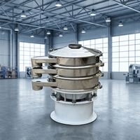 Vollautomatische Ultraschall-Vibrationssiebmaschine Multifunktionales Vibrationssieb Mehrschichtiges Vibrationssieb Edelstahl
