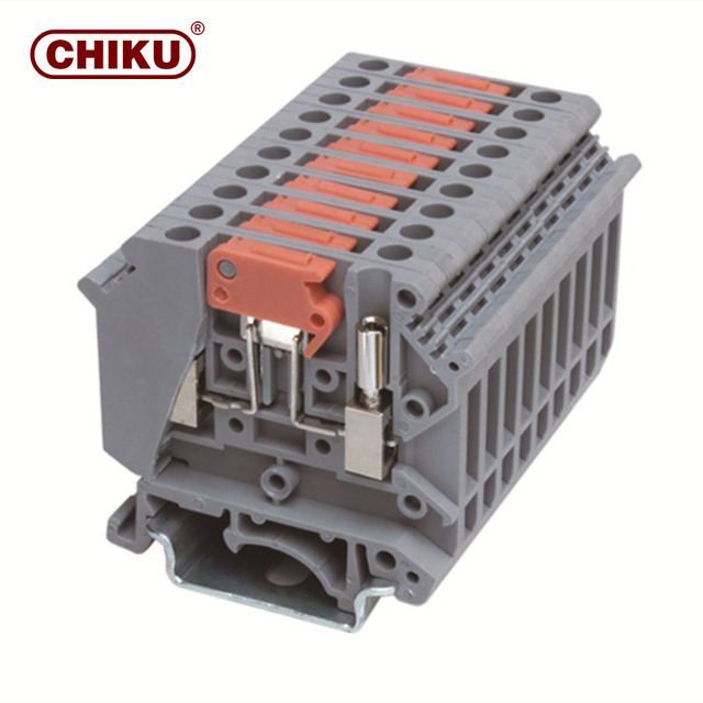 3-way Pluggable Power Distribution Mounted on Miniature Test Terminal Block