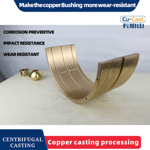 ZCuPb25Sn5 Alineación precisa Resistencia al desgaste P4 Fundición de bronce de precisión Manguitos de husillo de cobre Rodamientos de agujas Bujes divididos - Product Image 3