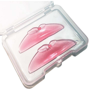 Có thể giặt siêu tự dính glueless Gel Lash nâng que phẳng Lash perming Silicone sheilds không có keo lông mi Curler 2 cặp - Product Image 1