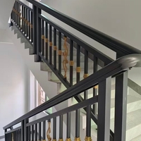 Système de garde-corps en panneaux d'aluminium pour balcon et escalier extérieur, vente en gros d'usine