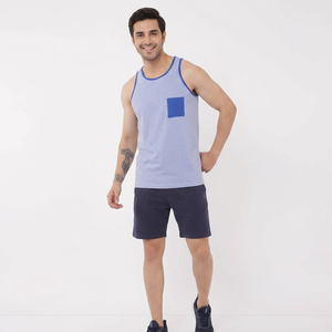Débardeur pour homme, première classe, nouvelle arrivée, coton original, séchage rapide, design tendance, méthode de tissage tricotée - Product Image 1