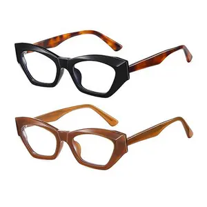 Оптовая продажа, модные женские очки TR-90 с ацетатным дужком, 62658 однотонные очки с защитой от синего света