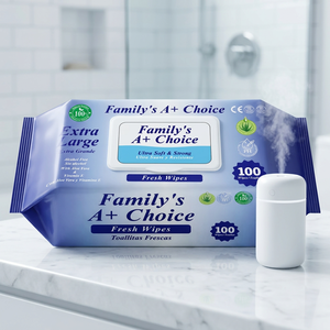 <span class=keywords><strong>Toallitas</strong></span> Húmedas Desechables para Bebés Recién Nacidos, Libres de Alcohol, con Agua Pura, 80/120 Unidades, Marca Personalizada, Fabricación OEM en China - Product Image 4
